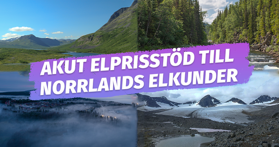 Akut elprisstöd till Norrlands elkunder